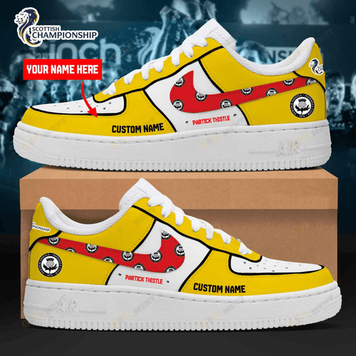 PERSONALIZED Partick Thistle Air Force Sneakers