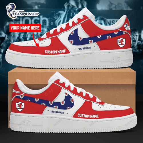 PERSONALIZED Raith Rovers Air Force Sneakers