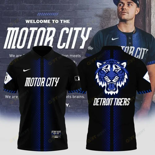 Detroit Tigers 2024 City Connect Polo Collection MLB