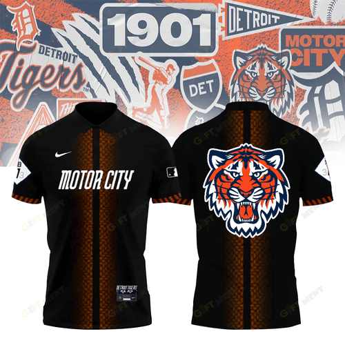 Detroit Tigers 2024 City Connect Polo V2 Collection MLB