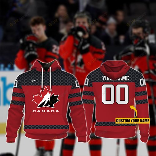 Personalized ICE CANADA ice Hockey Style Hoodie, T Shirt, Zip Hoodie, Sweatshirt 2