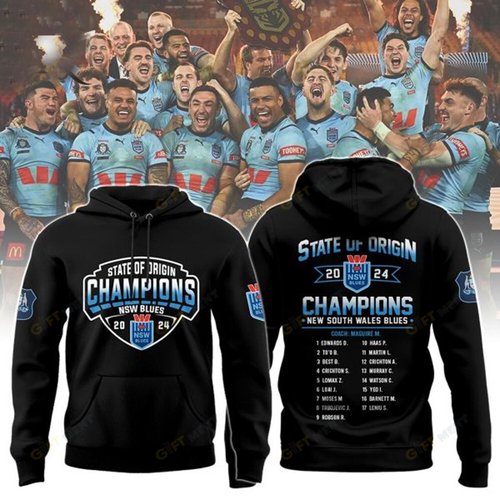 State of Origin Champions 2024 NSW Blues Style T Shirt, Hoodie, Zip Hoodie, Sweatshirt