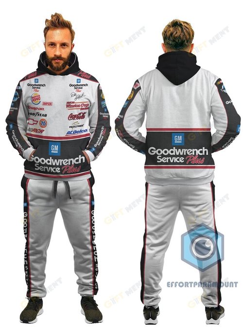 Dale Earnhardt Sr. 7 Time Champion Nascar 2000 Apparel Uniform Sweatshirt Zip Hoodie Sweatpant