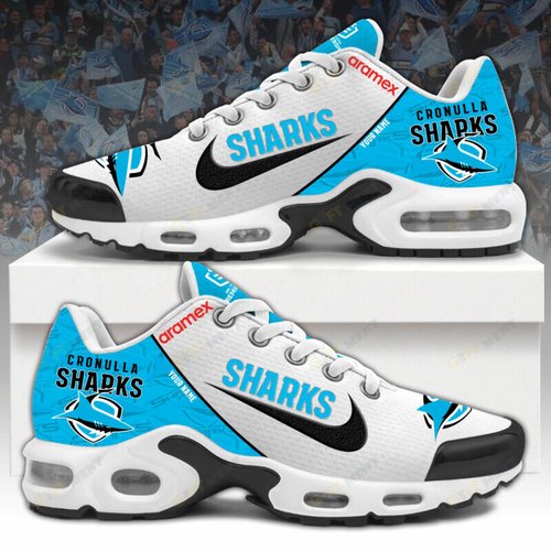 Cronulla Sutherland Sharks NRL Personalized Shoes Limited Edition Sneakers with air cushioning