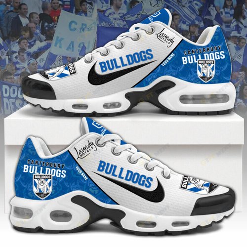 Canterbury Bankstown Bulldogs NRL Personalized Shoes Limited Edition Sneakers with air cushioning
