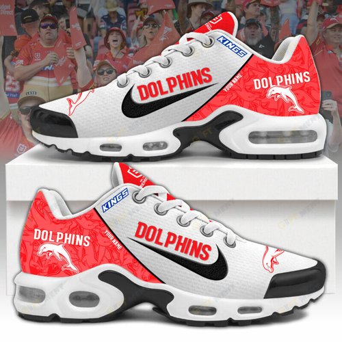 Dolphins NRL Personalized Shoes Limited Edition Sneakers with air cushioning