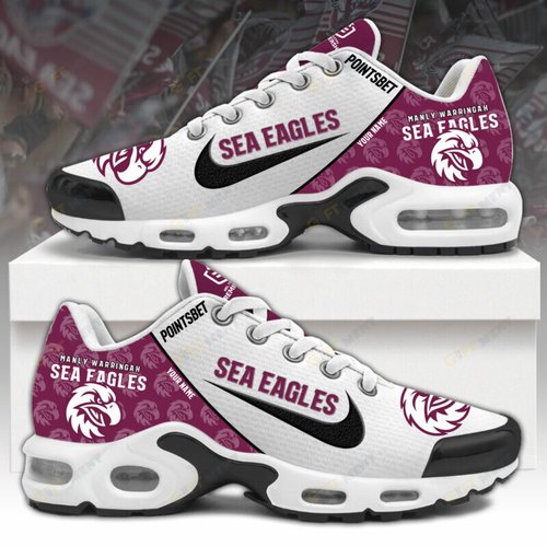 Manly Warringah Sea Eagles NRL Personalized Shoes Limited Edition Sneakers with air cushioning