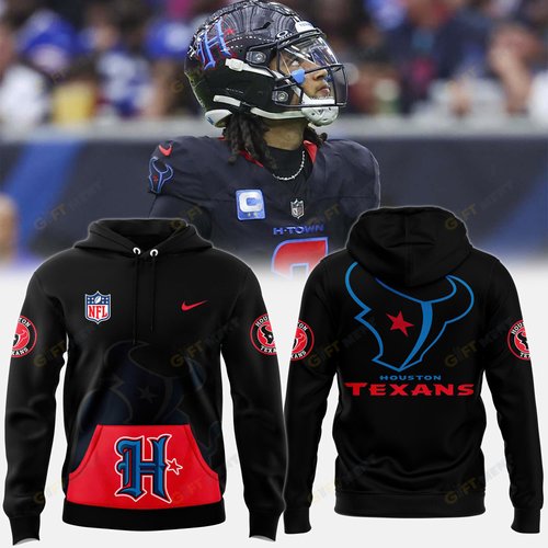 Men’s Fanatics Black Houston Texans Pullover Hoodie