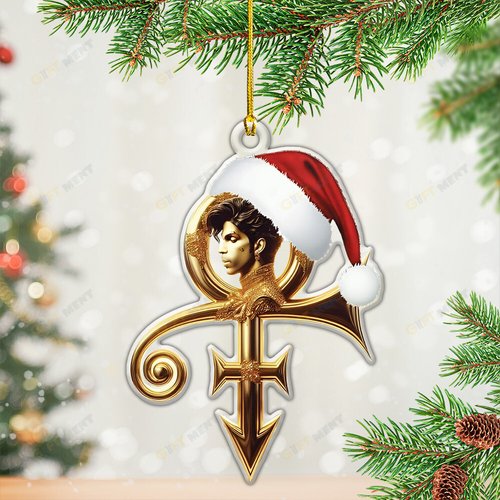 Prince Custom Shape Clear 1-sided Acrylic Ornament