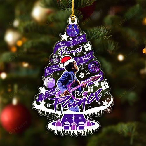 Prince Custom Shape Clear 1-sided Acrylic Ornament