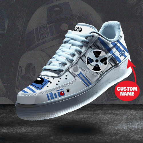 Personalized R2-D2 Star Wars AF1 Sneaker Boots
