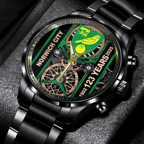 Norwich City Stainless Steel Watch