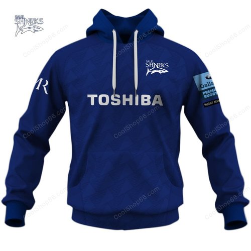 Sale Sharks Gallagher Premiership Home Jersey Style Shirts