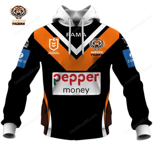 Wests Tigers NRL 2025 Home Jersey Style Shirts