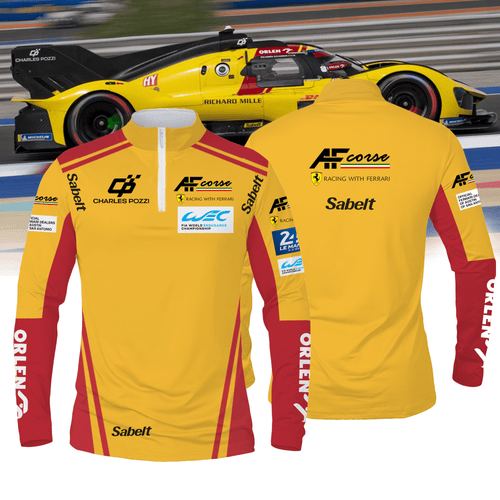 AF Corse Quarter Zip Long Sleeve Jersey