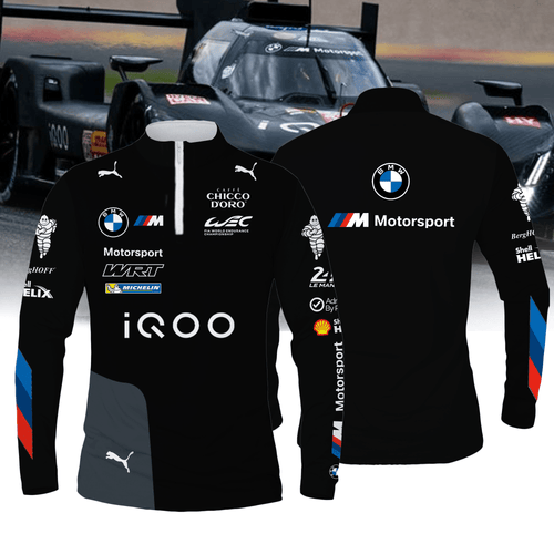 BMW M Team WRT Quarter Zip Long Sleeve Jersey