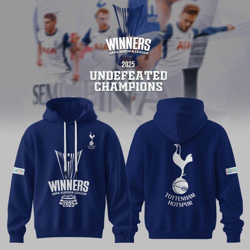Tottenham Champions Europa League 2024/25 Season Hoodie Limited Edition V2
