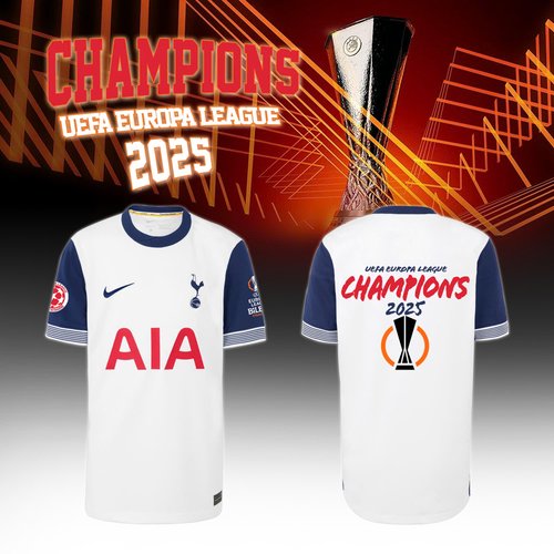 Limited Edition Tottenham Champions Europa League 2024/25 Jersey