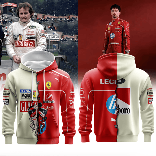 Gilles Villeneuve × Leclerc Racing Legacy Hoodie