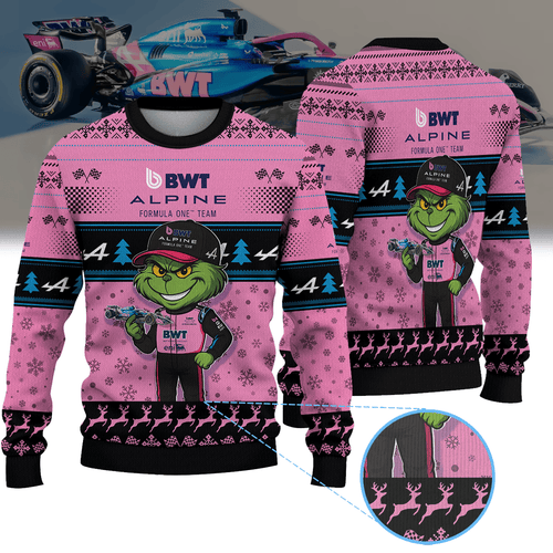BWT Alpine F1 Team × Grinch Ugly Christmas Sweater II