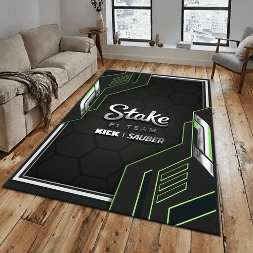 Sauber Formula Inspired Rug