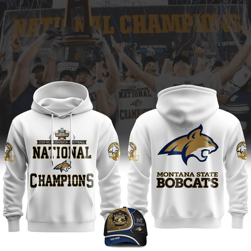 MSU Bobcats 2025 NCAA FCS Football National Champions Hoodie Limited Edition II