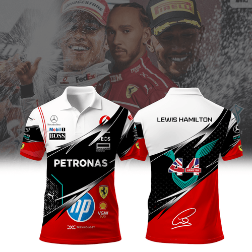 LW 20 Seasons in Formula One | Premium Polo Shirt