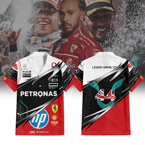 LW 20 Seasons in Formula One Premium Hawaiian Shirt