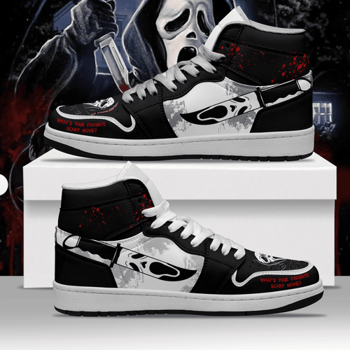 Ghostface AJ1 High Top Shoes