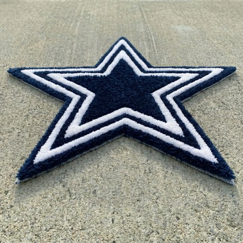 Dallas Cowboys Inspired Tufted Rug