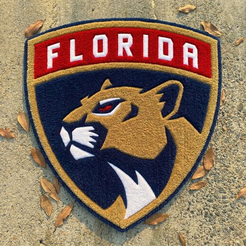 Florida Panthers Inspired Tufted Rug
