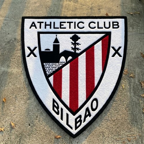 Athletic Bilbao Inspired Tufted Rug