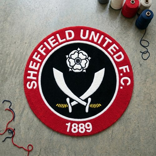 Sheffield United Inspired Tufted Rug