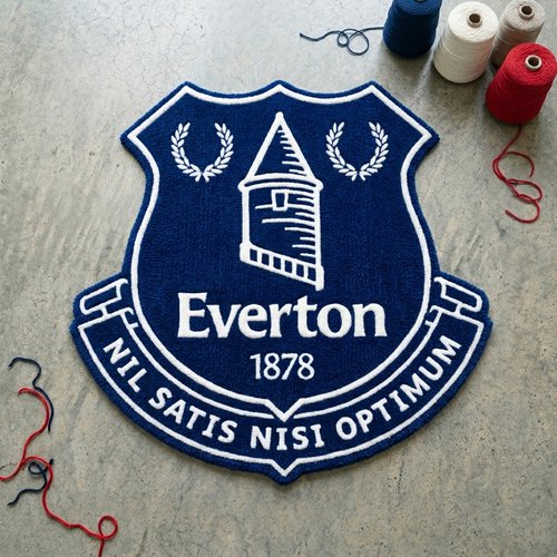 Everton Inspired Tufted Rug