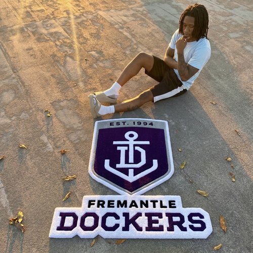Fremantle Football Club Inspired Tufted Rug
