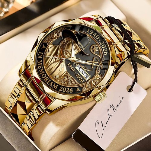 Chuck Norris RIP 1940 - 2026 - Alloy Luxury Quartz Watch V