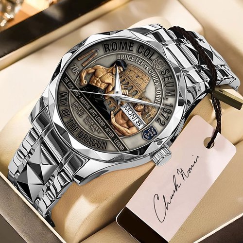 Chuck Norris RIP 1940 - 2026 - Alloy Luxury Quartz Watch VI