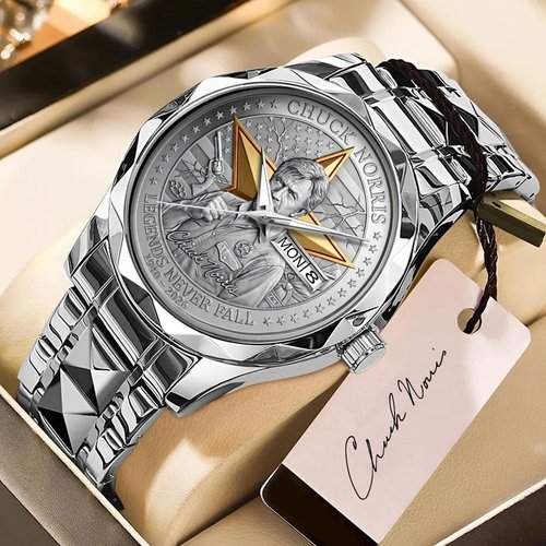 Chuck Norris RIP 1940 - 2026 - Alloy Luxury Quartz Watch VIII