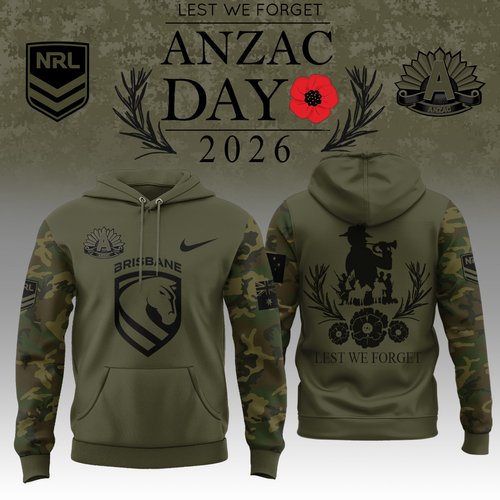 Brisbane Broncos Anzac Hoodie