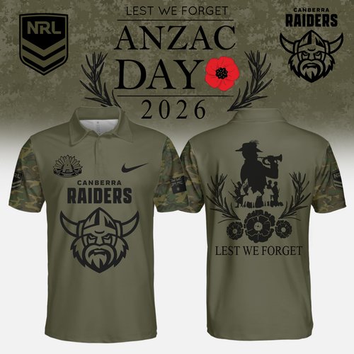 Canberra-Raiders Anzac Polo