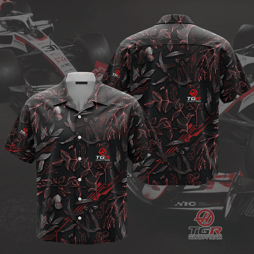 Haas F1 Team Premium Hawaiian Shirt
