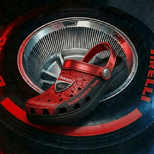 Ducati Lenovo Team Racing Clogs Shoes For Men Woman and Kids