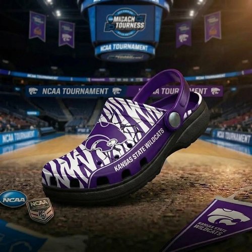 Kansas State Wildcats Clogs Shoes For Men Woman and Kids