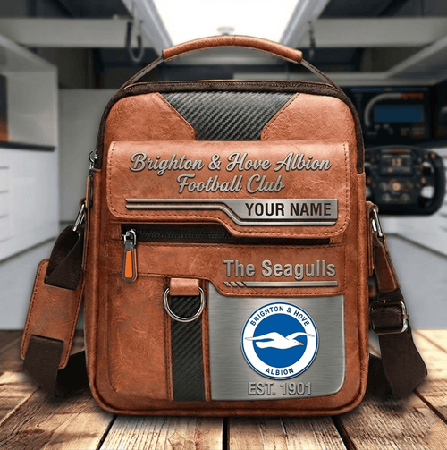 Brighton & Hove Albion Football Club Leather Handbag