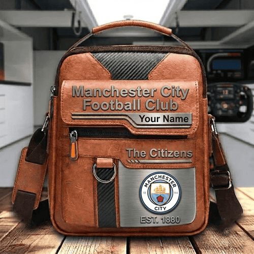 Manchester City Football Club Leather Handbag