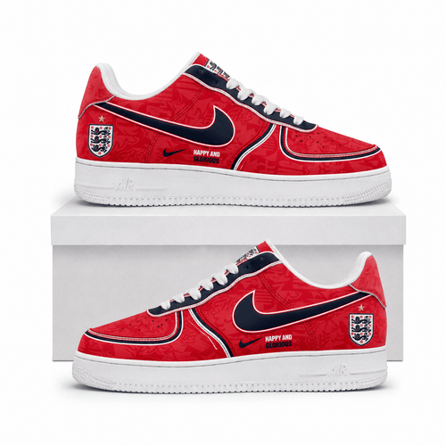 LIMITED EDITION England Football Team x World Cup 2026 Away I AF1 Sneaker Boots