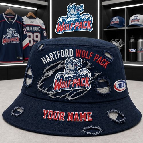 Hartford Wolf Pack AHL Bucket Hat