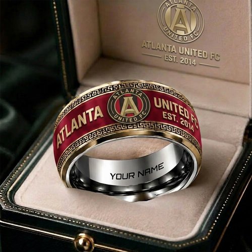 Atlanta United FC MLS Personalized Ring Gift