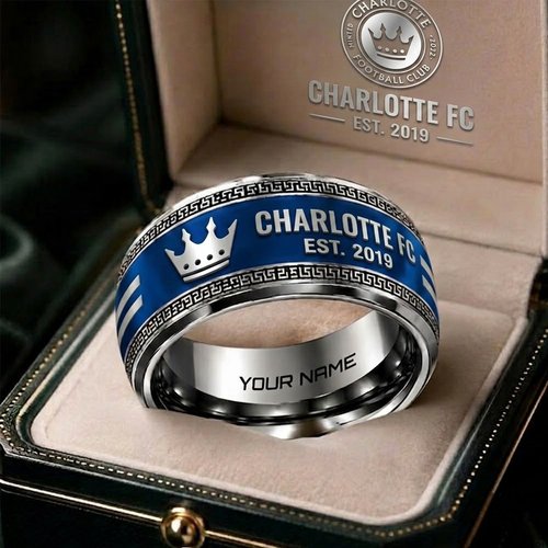 Charlotte FC MLS Personalized Ring Gift