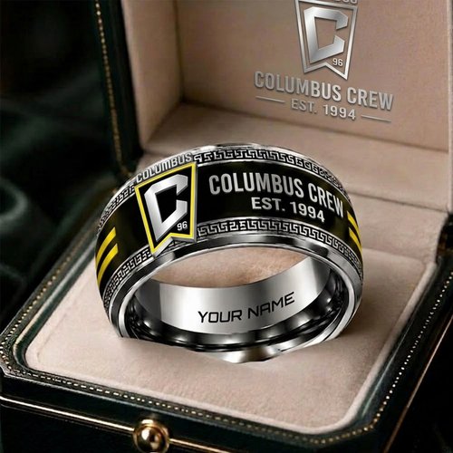 Columbus Crew MLS Personalized Ring Gift